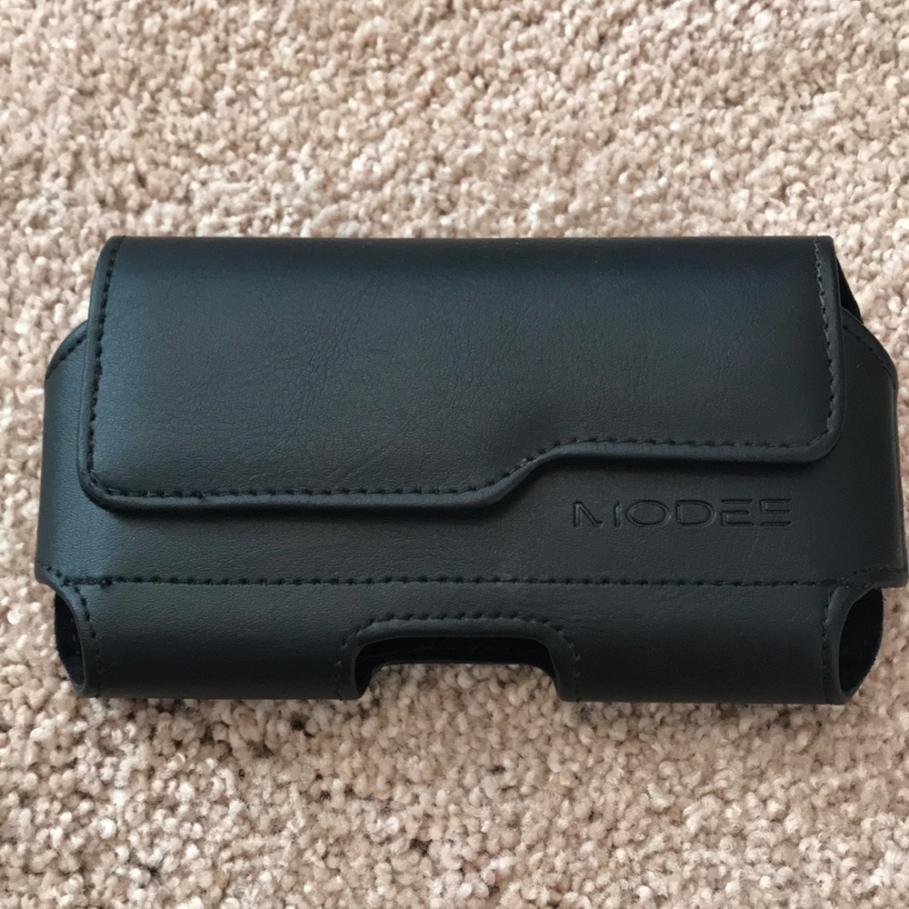 Modes Leather Clip on cell phone carry case